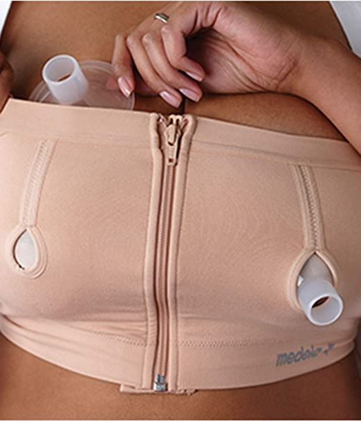 Adjustable Hands-Free Pumping and Nursing Bra