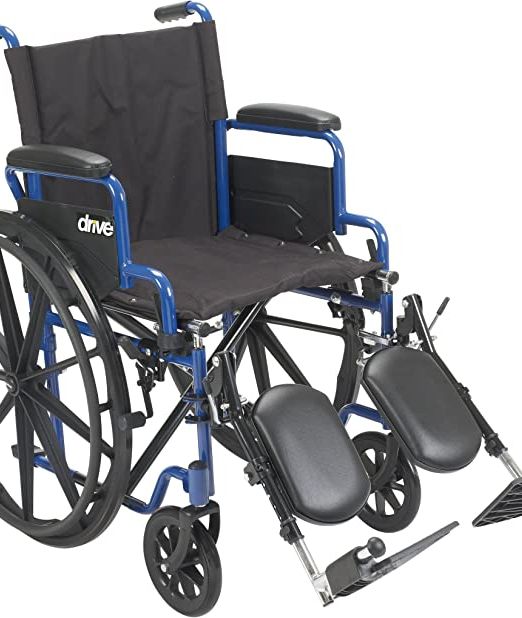 Wheelchair with Flip Back Desk Arms, Elevating Leg Rests