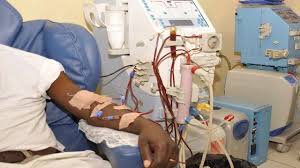 Person with Kidney Failure Undergoing Dialysis Treatment