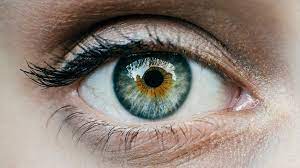 Close-up View of Eye during glaucoma awareness