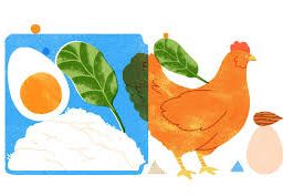 protein-rich foods including chicken and eggs