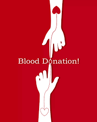 An image of two hands touching, with one hand donating and the other receiving a transfusion. This powerful visual represents the life-saving act between donors and recipients.