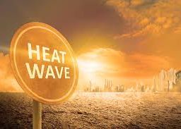 Heatwave sign: Alerting to extreme heat conditions