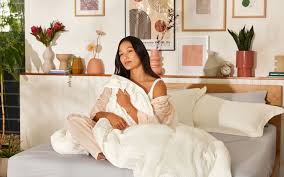 Person sitting on a sofa relaxing