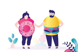 A couple finding joy in their individual snack preferences: one enjoying the sweetness of donuts, and the other relishing the savory goodness of a burger.