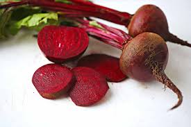 Beets, vibrant and packed with nutrients, promoting endurance and elevated energy levels.