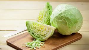 Cabbage, rich in vitamin C and antioxidants, supporting energy production and immune function.