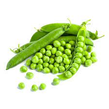 Green peas, a plant-based source of protein and fiber, providing steady energy and satiety.