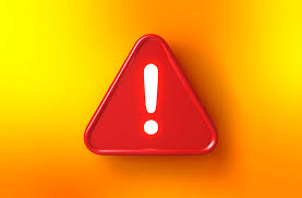 triangular warning sign with an exclamation mark in the center, symbolizing caution or alert to potential danger or risk