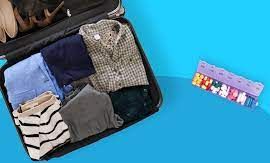 A packed travel bag showcasing various medications, emphasizing preparation for travels, managing health conditions, prescriptions, adapting to time zones, carrying essential health documents, ensuring comfort, mobility, and staying informed with travel insurance.