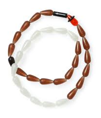 Close-up of cycle beads - natural family planning method